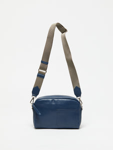 Leather Crossbody in Marine/Navy, Jack Gomme