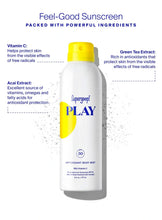 PLAY Antioxidant Body Mist SPF 50 with Vitamin C