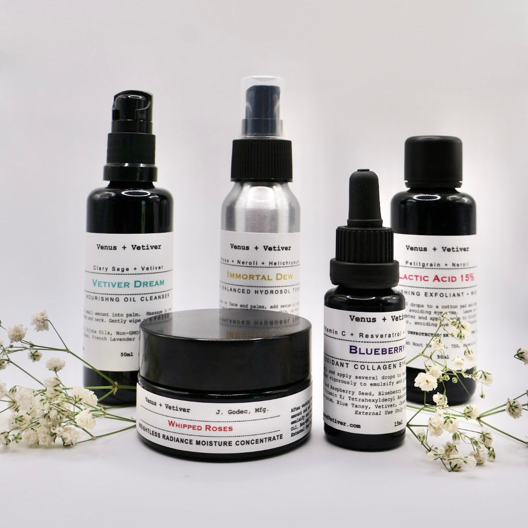 The Daily Essentials Morning Skincare Set | Venus + Vetiver