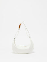 Leather Moonbag in Blanc, Jack Gomme