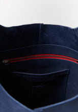 Palomba Sapphire Suede Handbag