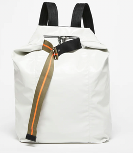 Large Unisex Backpack in Blanc, Jack Gomme