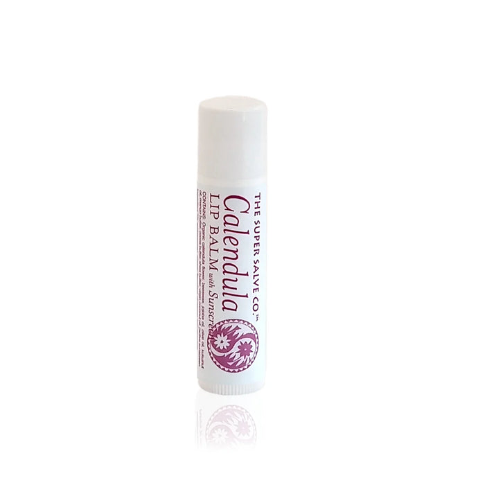 SuperSalve Calendula Lip Balm with Sunscreen, Tinted or Clear