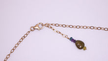 Vesuvianite Marquis Drop Necklace