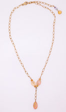 Fire Opal Gold Necklace