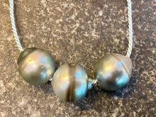Tahitian Pearls on Gossamer Silk