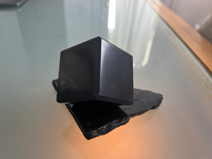 Shungite Geometric Cube 2"