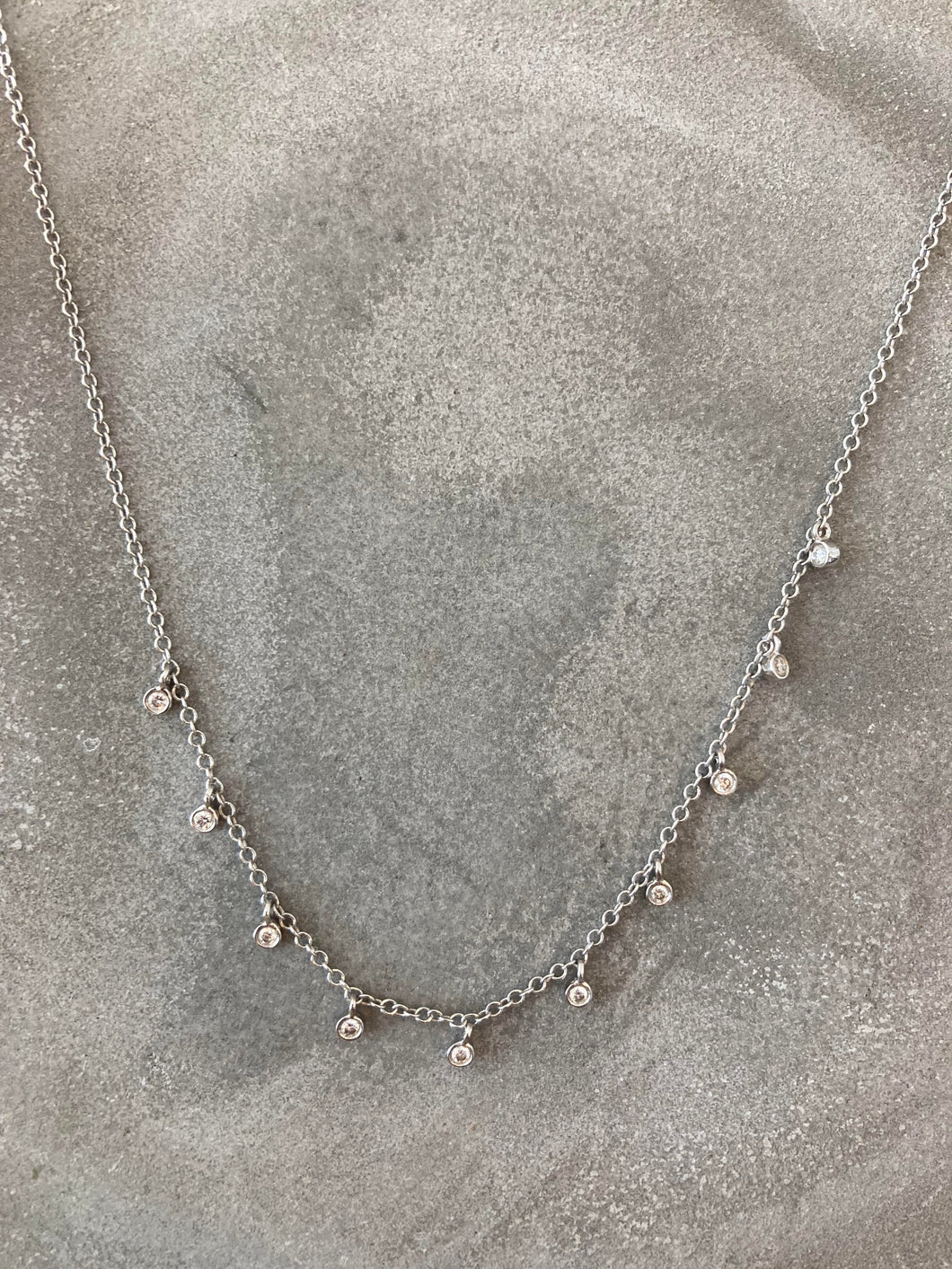 Meira T White Gold & Diamond Choker