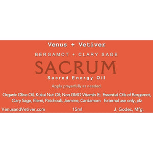 SACRED ENERGY Chakra Oils