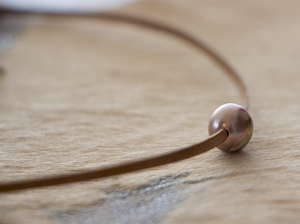 Judy Godec 1 Pearl Leather Necklace
