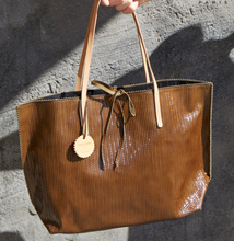 Jack Gomme Embossed Leather Tote LIBRE