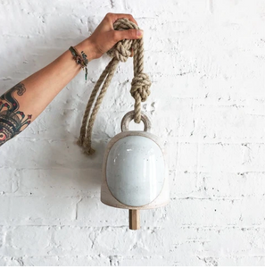 MQuan Thrown Bell Round: Full Moon White